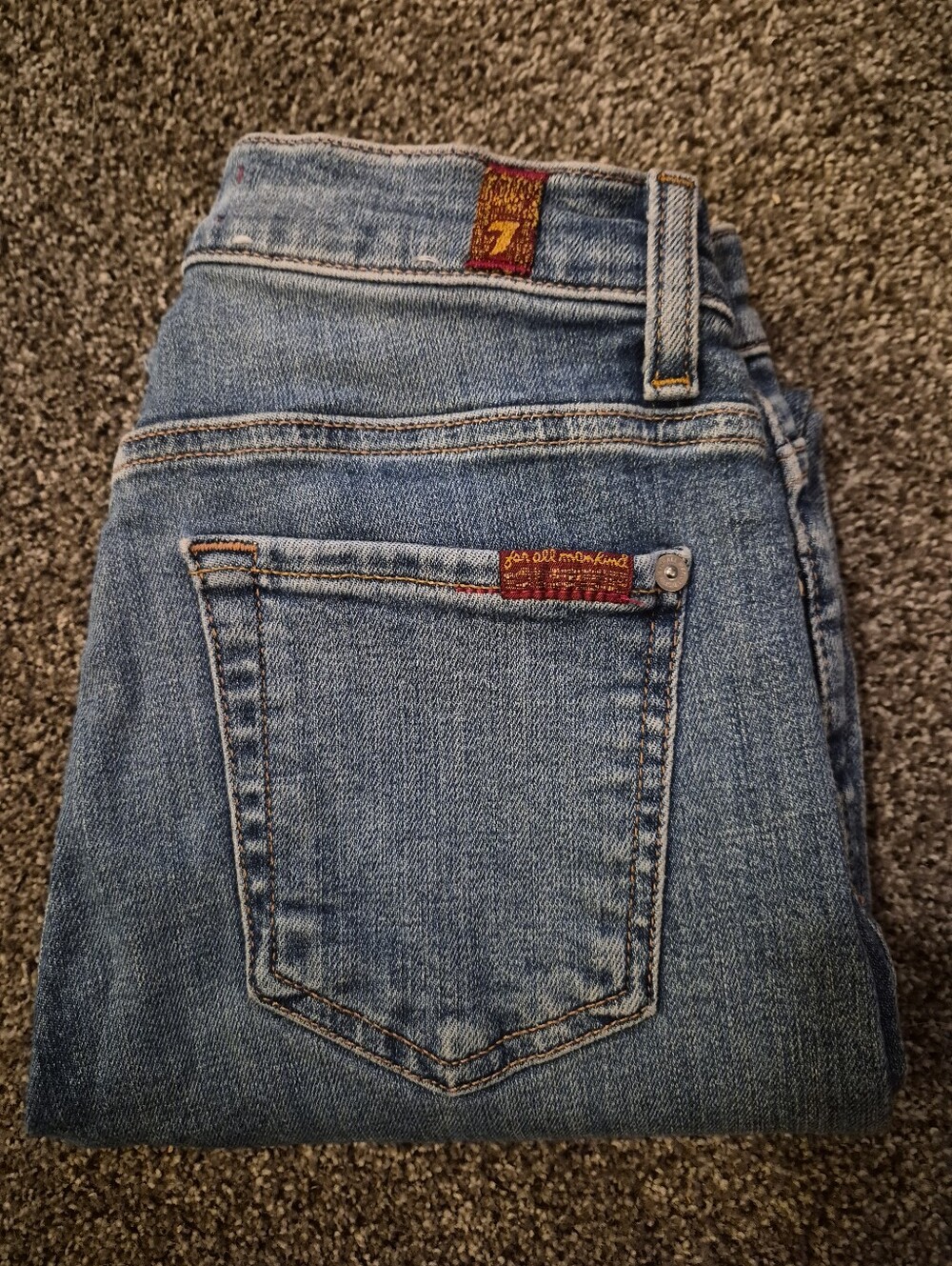 7 For All Mankind Women's Jeans With Stripes On The Legs   >>>2 FOR 1 SALE!<<<